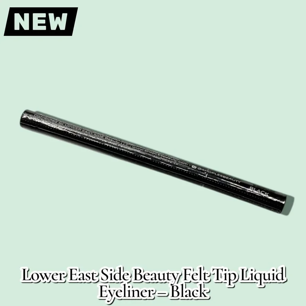 New Lower East Side Beauty Felt Tip Liquid Eyeliner Makeup – Black